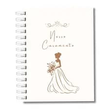 Planner Caderno Agenda da Noiva Planejamento do Casamento Lua de Mel