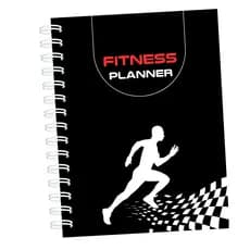 Planner Caderno Agenda Fitness Masculino Treinos Plano Alimentar Metas