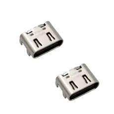 2 Conectores De Carga Tipo C Gold Pin Compatíveis Com Controle de PlayStation 5 Ps5