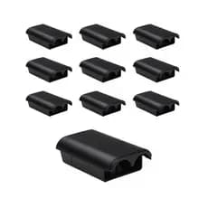 10 Suportes (Tampas) para Pilhas Compatíveis com Controle de Xbox 360
