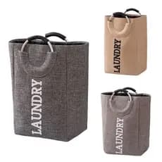 Cesta de roupas sujas para casa em tecido estilo ins cesta de armazenamento de roupas sujas