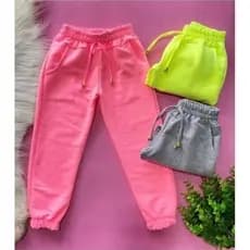 Calça moletom infantil menina