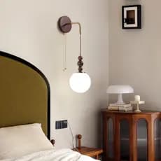 IKEE Lâmpada de parede decorativa Led Lâmpada de parede para sala adequada para quarto/cama/sala de estar/Aisle Lâmpada