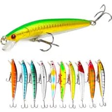 Isca De Pesca Artificial 10cm/9g Simulação De Contas De Anel Semi-Água Dura Para Barco Marinho Balanço