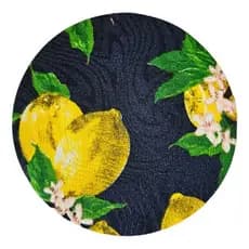 Retalho Tecido Redondo 15x15 Com 40 - Pote Doces Artesanatos