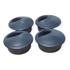 Acabamento Passa Fio Cabo 46mm Moveis Mesa Escritório 4pçs