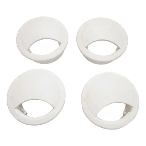 Acabamento Passa Fio Cabo 46mm Moveis Mesa Escritorio 4pçs