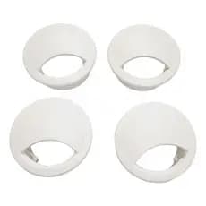 Acabamento Passa Fio Cabo 46mm Moveis Mesa Escritorio 4pçs