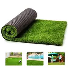 Grama Sintética 20mm Identica Natural Decorativa Tapete Grama 100cm x 50cm Jardim Campo futebol