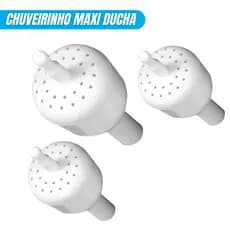 Kit 3 Chuveirinho Maxi Ducha Desviador Original Branco Banho Lorenzetti Manual Para Mangueira