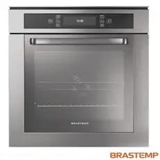 Forno de Embutir Elétrico Brastemp 67 Litros Inox com Função Ar Forçado e Painel Touch - BO260AR