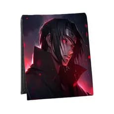 Carteira Porta Documento Estampa Anime Naruto Sasuke Uchiha Adulto e Infantil