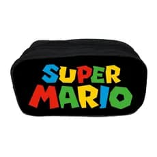 Estojo Box Escolar Dupla Repartição Estampa Super Mario Bros