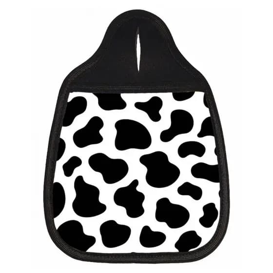 Lixeira de Carro Lixinho Personalizado Estampa Animal Print Vaquinha