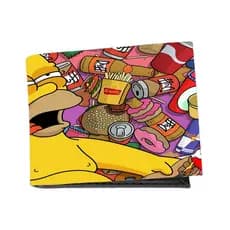 Carteira Porta Cartão Documento Estampa Homer Simpon Desenho