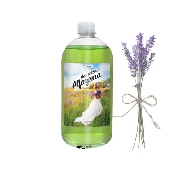 DEO COLONIA - ALFAZEMA (1 LITRO) - YANTRA COSMÉTICOS -