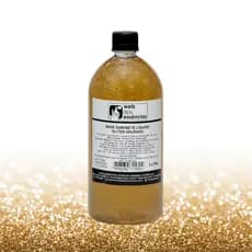 SABONETE LIQUIDO - BASE com GLITTER DOURADO (1 LITRO) -