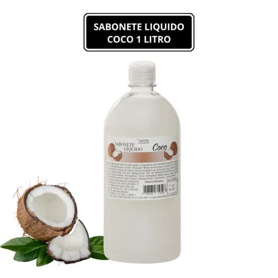 SABONETE LIQUIDO - COCO ( 1 LITRO ) - YANTRA COSMÉTICOS -