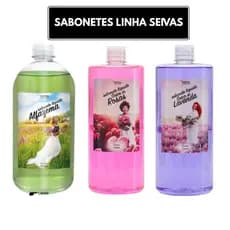 SABONETE LIQUIDO YANTRA COSMETICOS - LINHA SEIVA - 1 LITRO CADA -