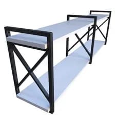 Prateleira Estilo Industrial Modelo Elegante 20X115CM em MDF