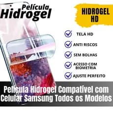 Película De Hidrogel Para Celular Samsung Galaxy Todos os Modelos