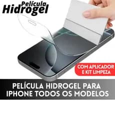 Película Hidrogel HD Para iPhone 16, 15, 14, 13, 12, 11 Pro Max, Plus, 12, 13 Mini, 7, 8, X, XS, XR