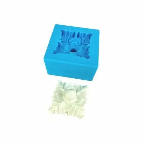 Molde de Silicone Puxador Quadrado ideal para enfeites, armarinhos, e decorações