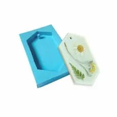 Molde de Silicone Tag Sextavado