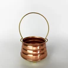 Panela Caldeirão Miniatura de Cobre para decoração, enfeites cozinha, lembrancinhas de casamento