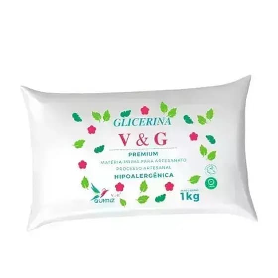 Base Glicerinada Transparente Premium para Sabonete - Hipoalergênica V&G 1Kg