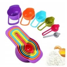 Colheres Medidoras - 6 peças Medida, medidor Bolo Cozinha Confeitaria