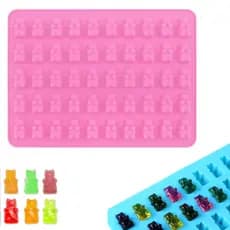 Forma de Silicone Ursinho Molde mini urso Bala Gelatina Chocolate Gelo Gummy