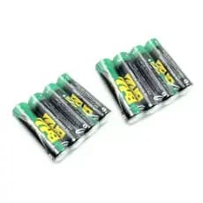Kit com 8 Pilhas Palito Bateria AAA Pequena Alta Resistência Br-55 - 1,5v