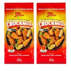 Mistura Farinha Para Empanar Sem Glútem 250g Crockmix Tradicional