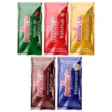 Kit 25 Sache Ketchup Maionese Pimenta Barbecue Mostarda