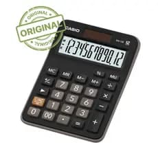 Calculadora De Mesa Casio Mx-12b Preta Cor Preto Original