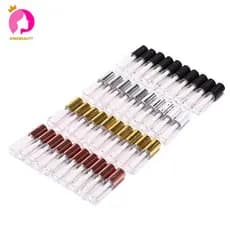 10 Pcs 1.2 Ml Vazio lip gloss Tubos balm Batom Tubo Recipiente Cosmético Bling