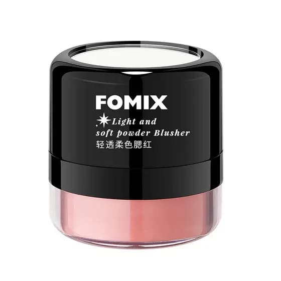 Fomix Light Blush Cabeça de Cogumelo Cor Suave Alto Brilho Contorno Macia Rouge