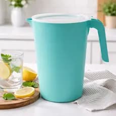 Jarra Plástica com Tampa 1,8L – Material PP | Resistente | Multiuso Cozinha