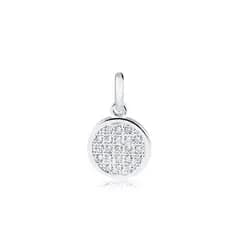 PINGENTE MANDALA CRAVEJADA DE PRATA 925