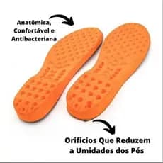 Palmilha de Gel Anatómica Botas Adventures Tenis Botinas Confortável Ortopédico