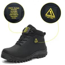 Bota Segurança Elétrica Anti choque NR10 Free jump C.A EPI Eletricista Bico De Pvc