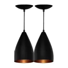 Pendente Kit 2 Bala luminárias Vegas Decoração Sala, Cozinha, Balcao PROMOÇÃO