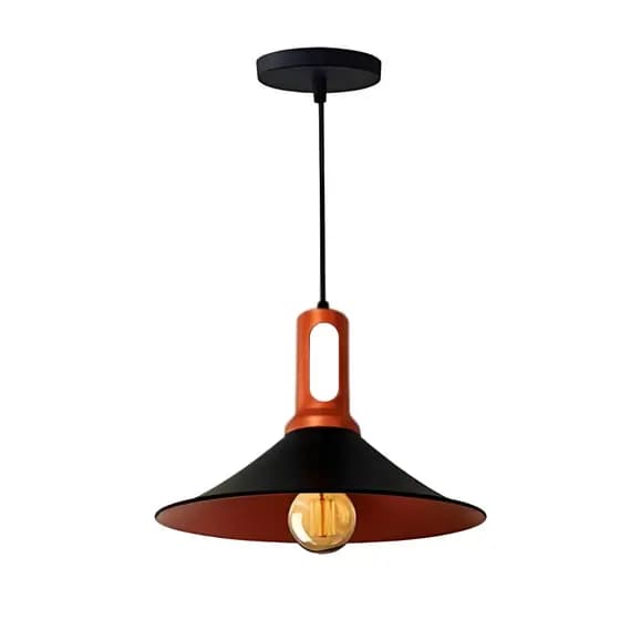 Lustre Tokio Pendente ( Preto - Bronze )