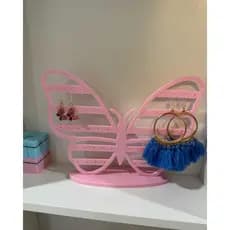 Suporte Organizador de BRINCOS BORBOLETA decorativo Design Elegante