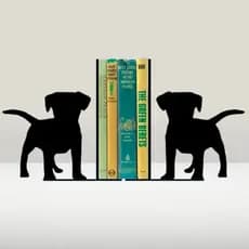 Kit Suporte Para Livros CÃES FOFOS Mesa Estante Organizador Decoração Quarto Escritório Criativo