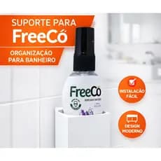 Suporte Para Freeco Organizador Banheiro Discreto Resistente Fácil Instalação