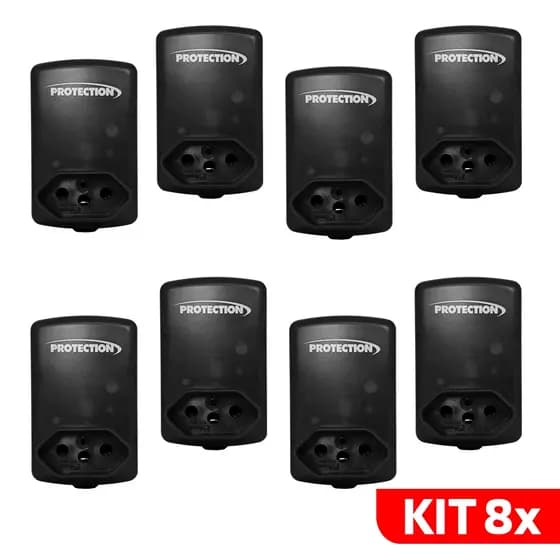 Kit 8 Protetor Anti-raio Quedas De Energia Para Aparelhos Eletrônicos Protection