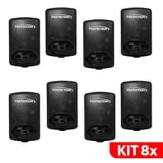Kit 8 Protetor Anti-raio Quedas De Energia Para Geladeira Freezer Protection