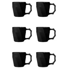Conjunto com 6 canecas em Ceramica de 260 ml cada